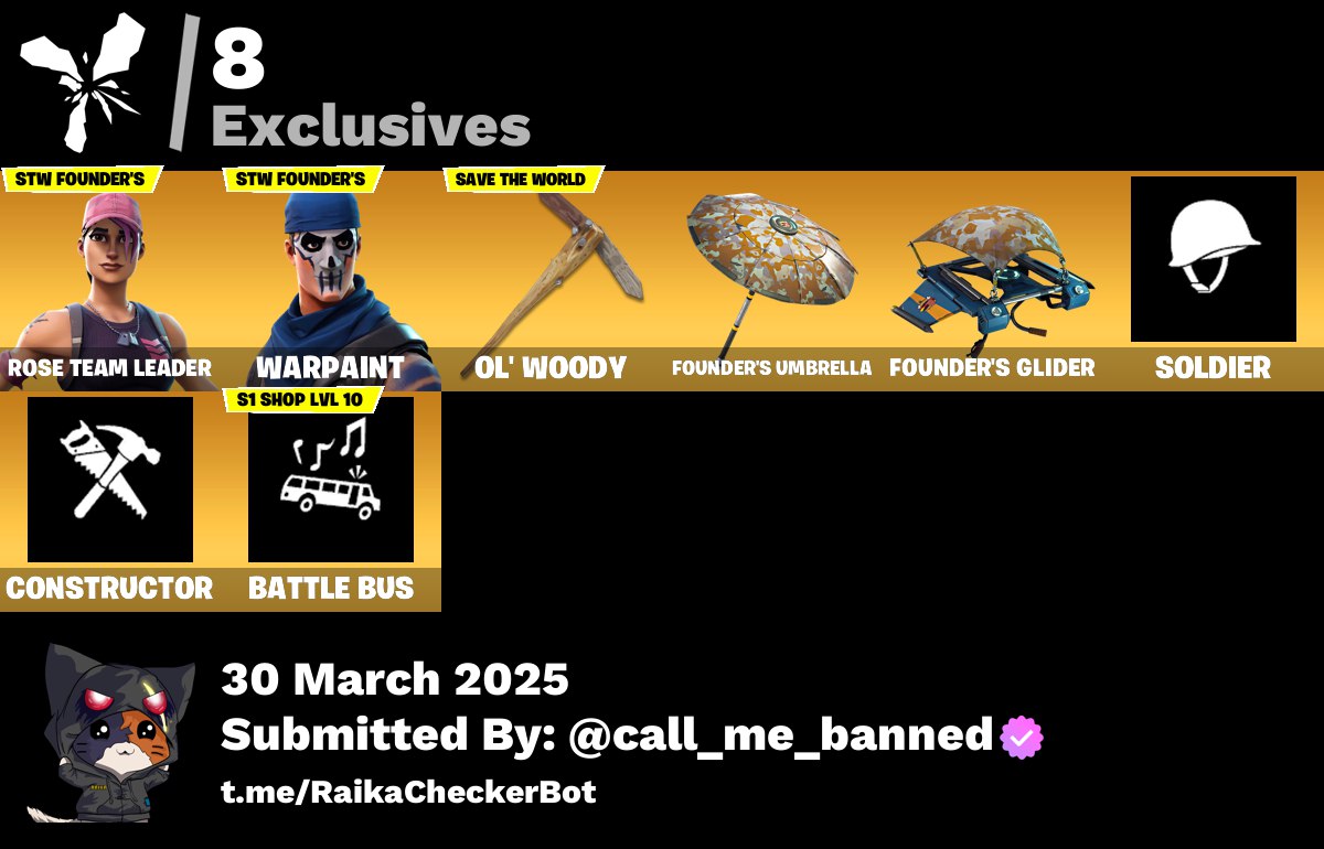 Account [PC/PSN/XBX] 3 skins | OG STW | Evie 300 VB
