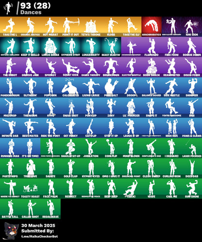 Account [PC/PSN/XBX] 142 skins | OG STW | Black Knight | Sparkle Specialist | The Reaper | Blue Squire | Royale Knight | Elite Agent | Take The L | Floss | 800 vb
