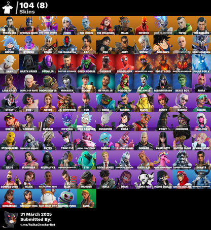 Account [PC/PSN/XBOX] 104 skins | Midas Rex | Optimus Prime | 100 VB
