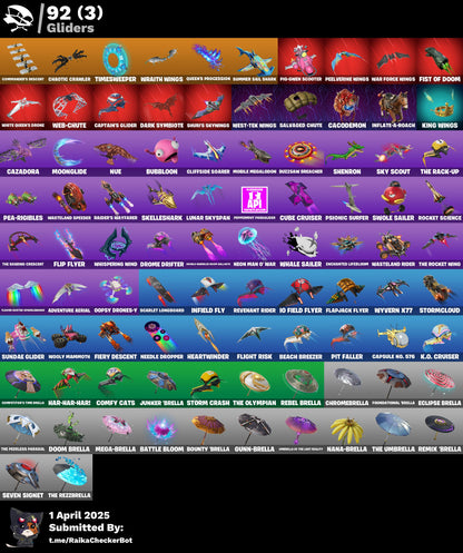 Account Parental [PC/PSN/XBOX] 72 skins [PARENTAL] | FNCS Renegade | Kado Thorne | 1250 VB