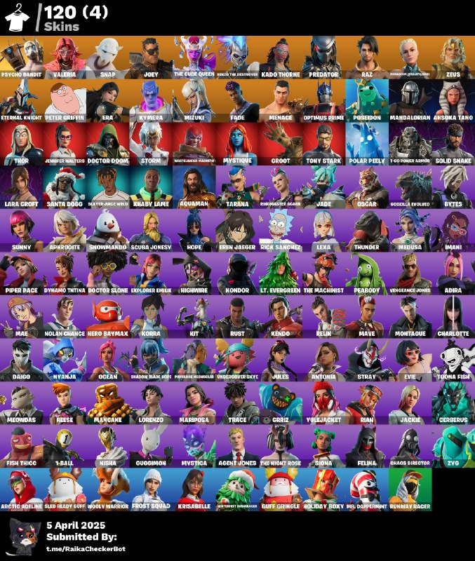 Account [PC/PSN/XBOX] 120 skins | Psycho Bandit | Valeria | Snap | 650 VB