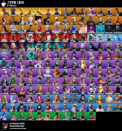 Account PC/PSN/XBX] 179 skins | OG STW | Travis Scott | Astro Jack | Gold Midas | Gold Brutus