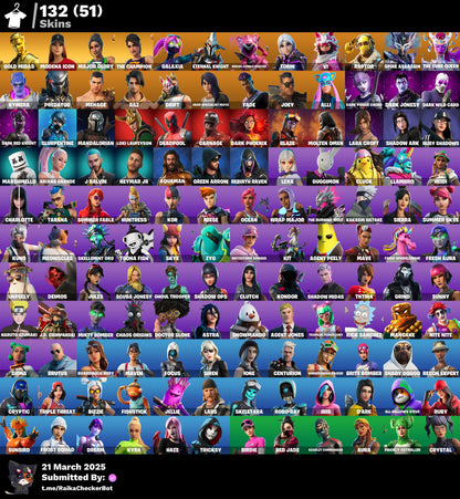Account [PC/PSN/XBX] 132 skins | Gold Midas | Modena Icon | Major Glory | The Champion | Galaxia |  1900 VB