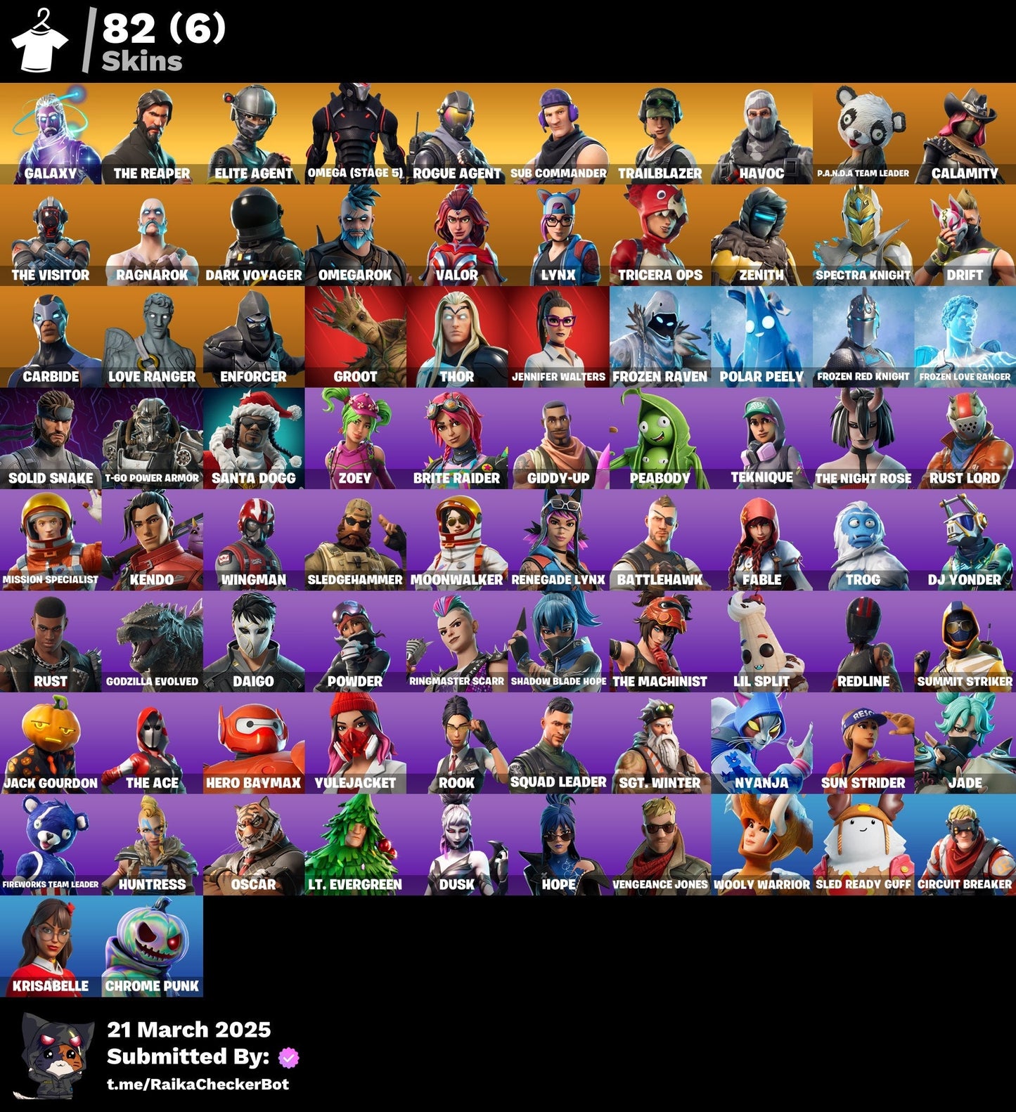 Account [PC/PSN] 82 skins | Galaxy | The Reaper | Elite Agent | Mako | Take The L | Omega (stage 5) | 2050 vb