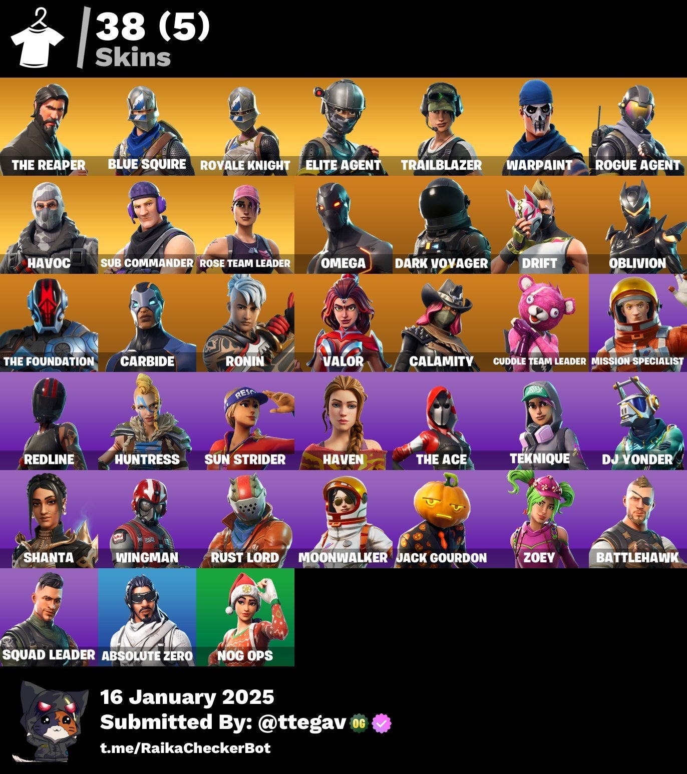 Account [PC/PSN/XBOX] 38 skins | OG STW | The Reaper | Floss