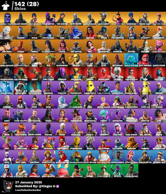 Account [PC/PSN/XBOX] (Дож. Гар.) 142 skins | OG STW | Og Skull Trooper | Black Knight | Sparkle Specialist | Dark Vertex | The Reaper