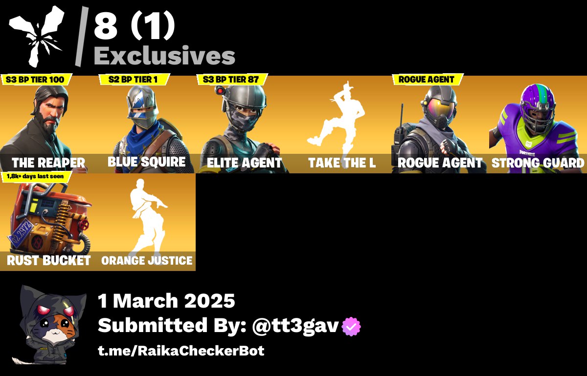 Account [PC] 34 skins | The Reaper | Blue Squire | Elite Agent | Take The L100 VB