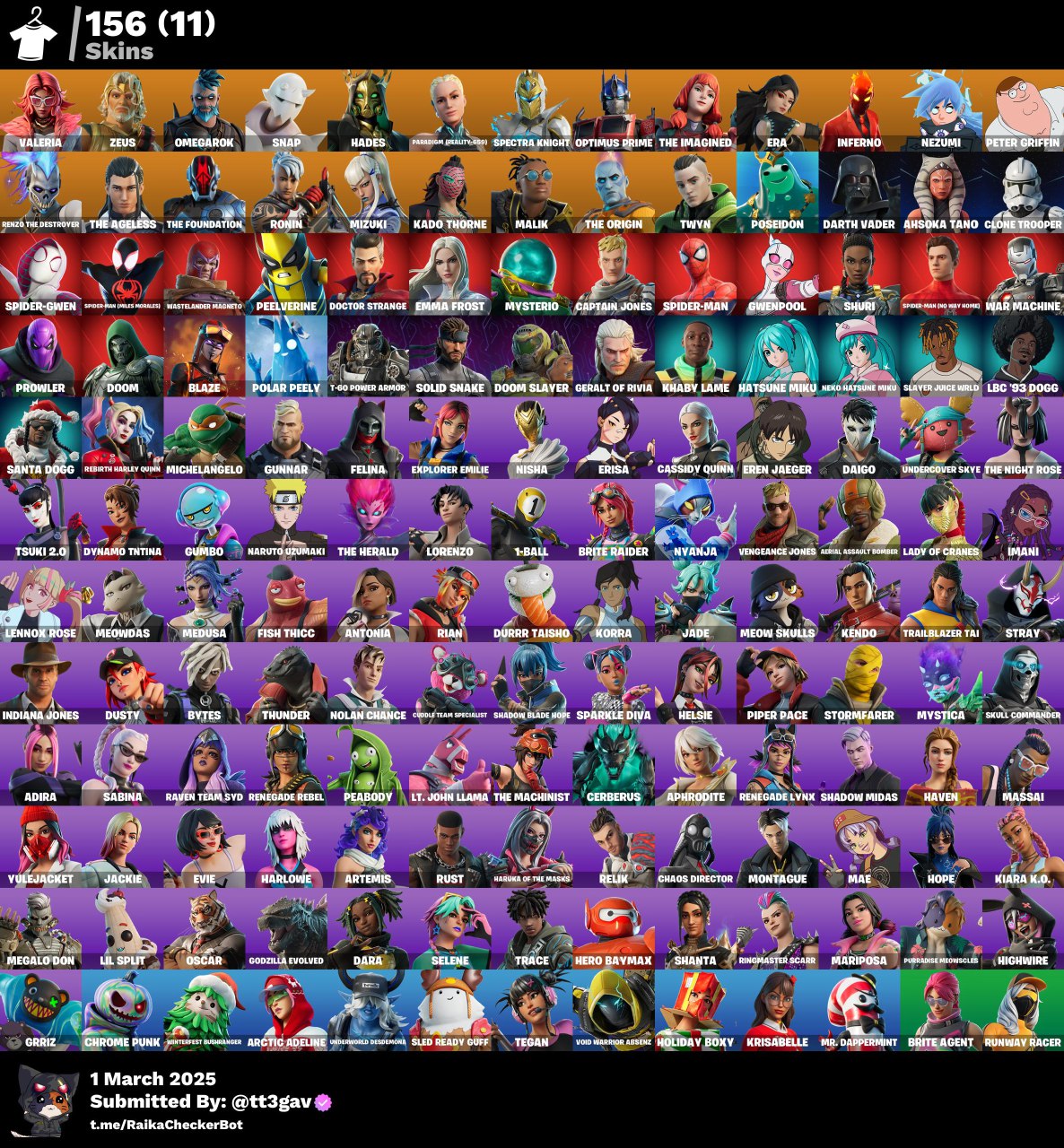 Account [PC/PSN/XBX] 156 skins | Valeria | Zeus | Omegarok
