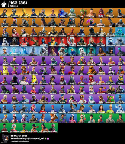 Account [PC/PSN/XBX] 162 skins | OG STW (Ultimate Edition) | The Reaper | Elite Agent | Take The L | Leviathan Axe 1790 VB