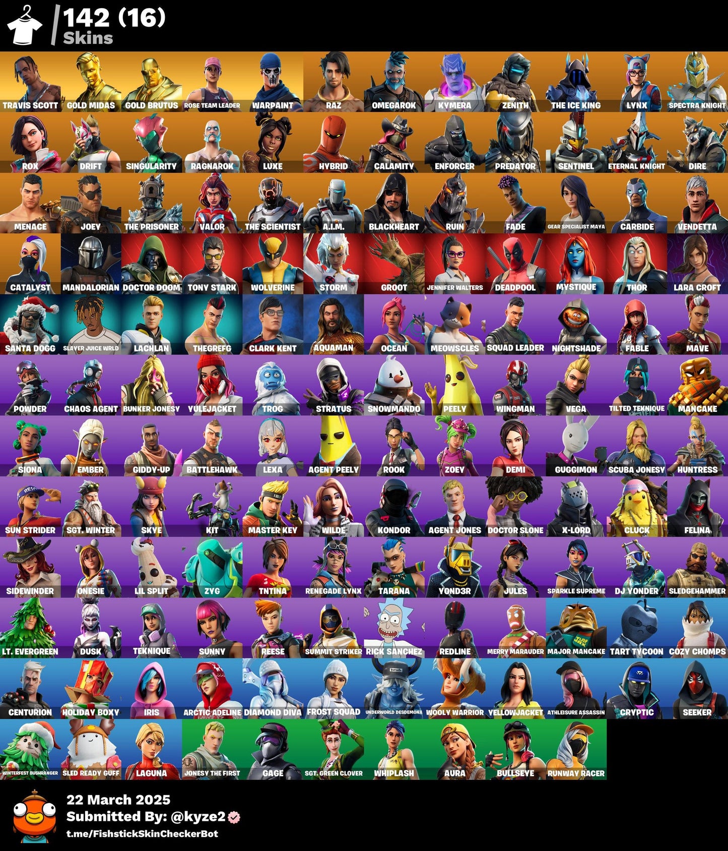Account [PC/PSN/XBX] 142 skins | OG STW | Travis Scott | Leviathan Axe 0 VB