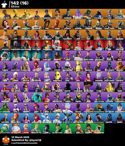 Account [PC/PSN/XBX] 142 skins | OG STW | Travis Scott | Leviathan Axe 0 VB