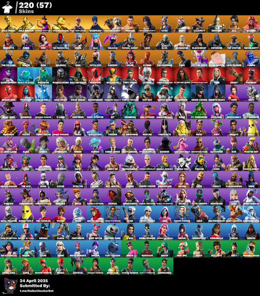 Account [PC/PSN/XBOX] 220 skins | OG STW | Merry Mint Axe |  | Psycho Bandit |