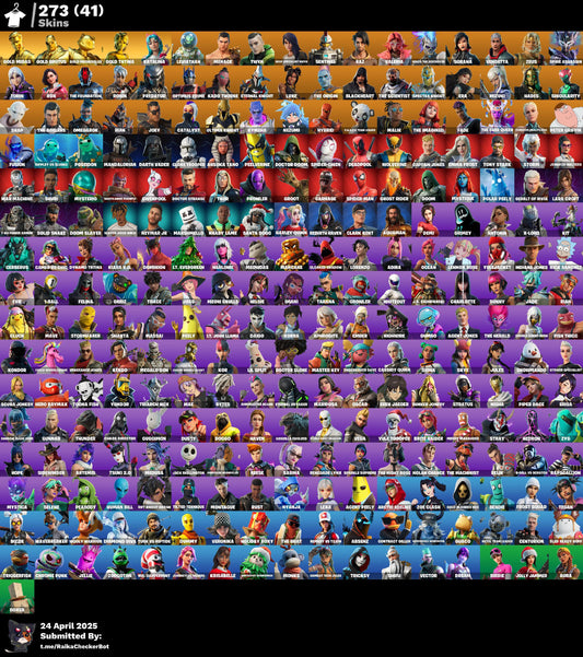 Account [PC/PSN/XBOX] 273 skins | Gold Midas | Gold Brutus | Gold Meowscles | Gold TNTina | 900 VB