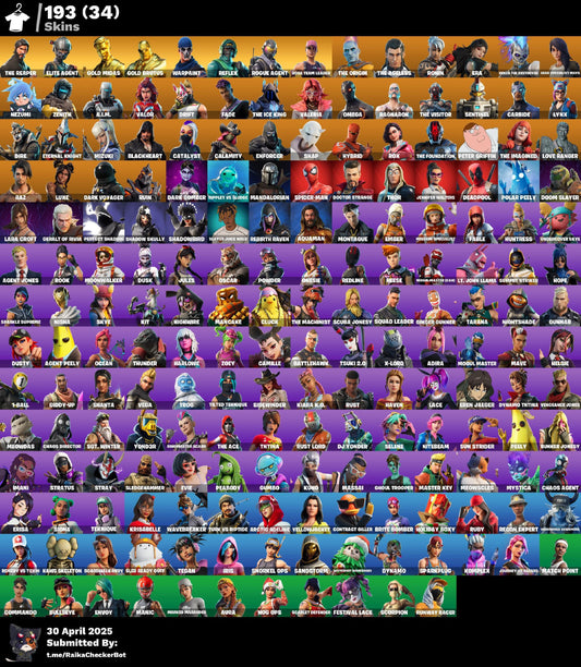 Account [PC/PSN/XBX] 193 skins | OG STW | The Reaper | Elite Agent | Take The L | Gold Midas | Gold Brutus | Reflex | Rogue Agent 545 VB