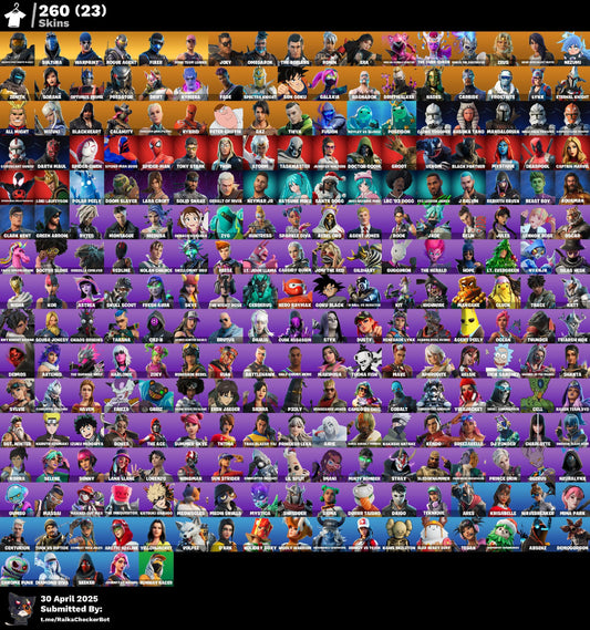 Account [PC/PSN/XBX] 260 skins | OG STW | Master Chief | Rogue Agent 1600 VB