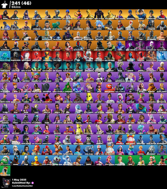 Account [PC/PSN/XBOX] 241 skins | OG STW | IKONIK | The Reaper | Glow | Blue Squire | Royale Knight | Blue Team Leader |
