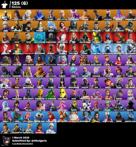 Account [PC/PSN/XBX] 125 skins PARENTAL:111111 | Eon | Gear Specialist Maya  600 VB